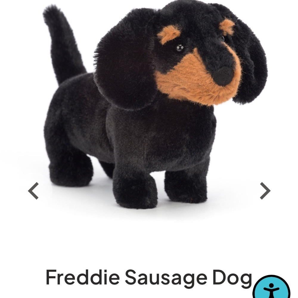 NWT Jellycat Freddie Sausage Dog